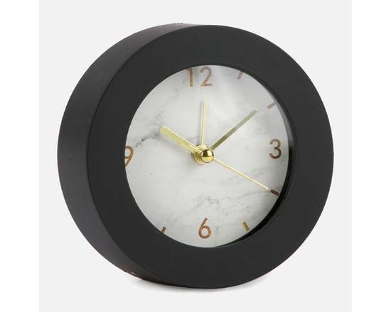 Petit RéveilleMatin Rond  Noir (None) - Small Round Alarm Clock - Black