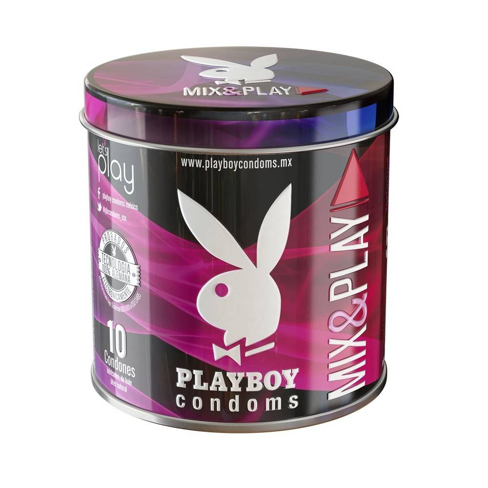 Playboy · Condones mix & play (10 un)