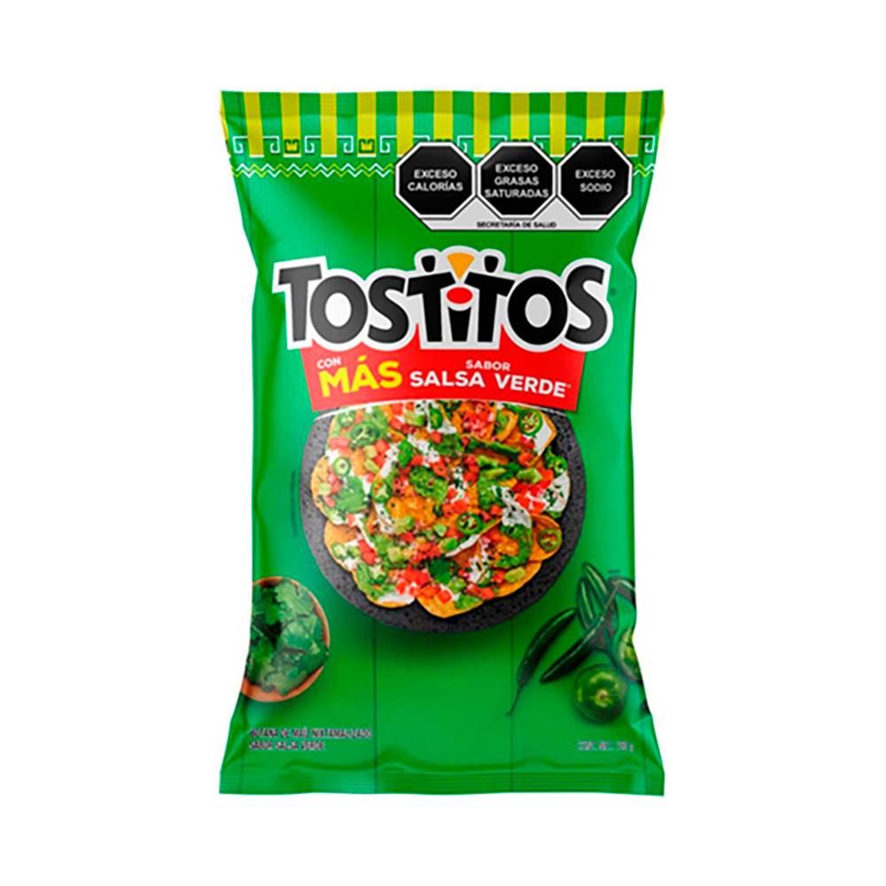 Tostitos totopos sabor salsa verde (180 g)