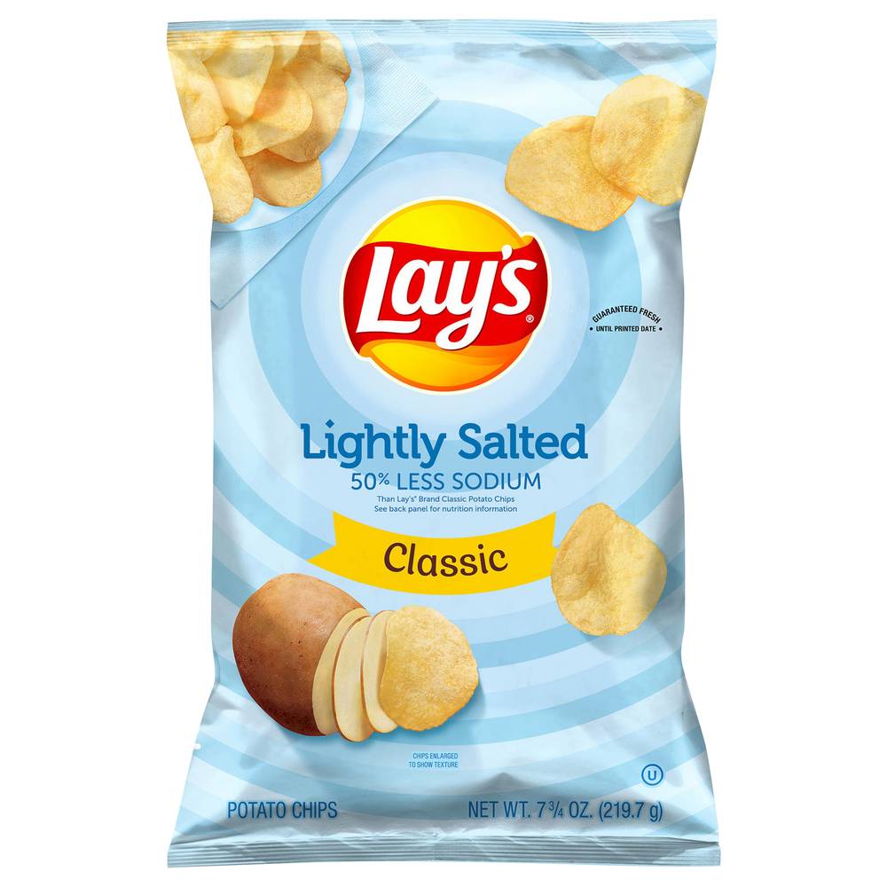 Lay's Classic Potato Chips, Lightly Salted (7.75 oz)