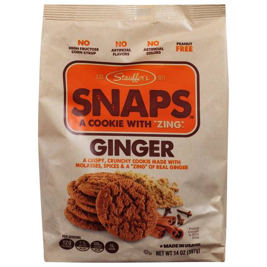 Stauffer's Original Recipe Real Ginger and Molasses Ginger Snaps