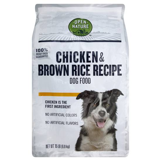 Open Nature Dog Food Chicken & Brown Rice (15 lb)