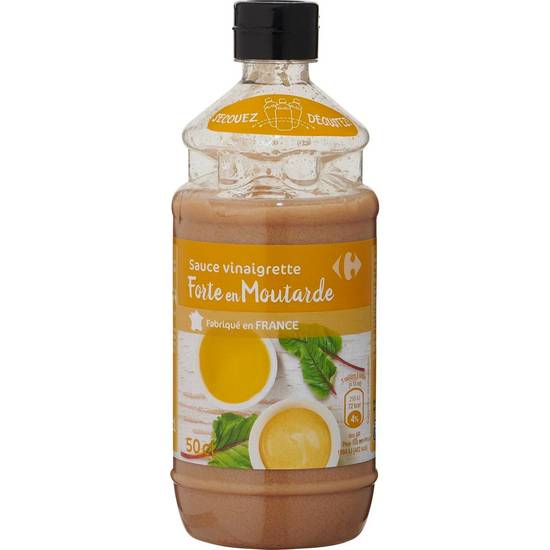 Carrefour Extra - Vinaigrette forte en moutarde