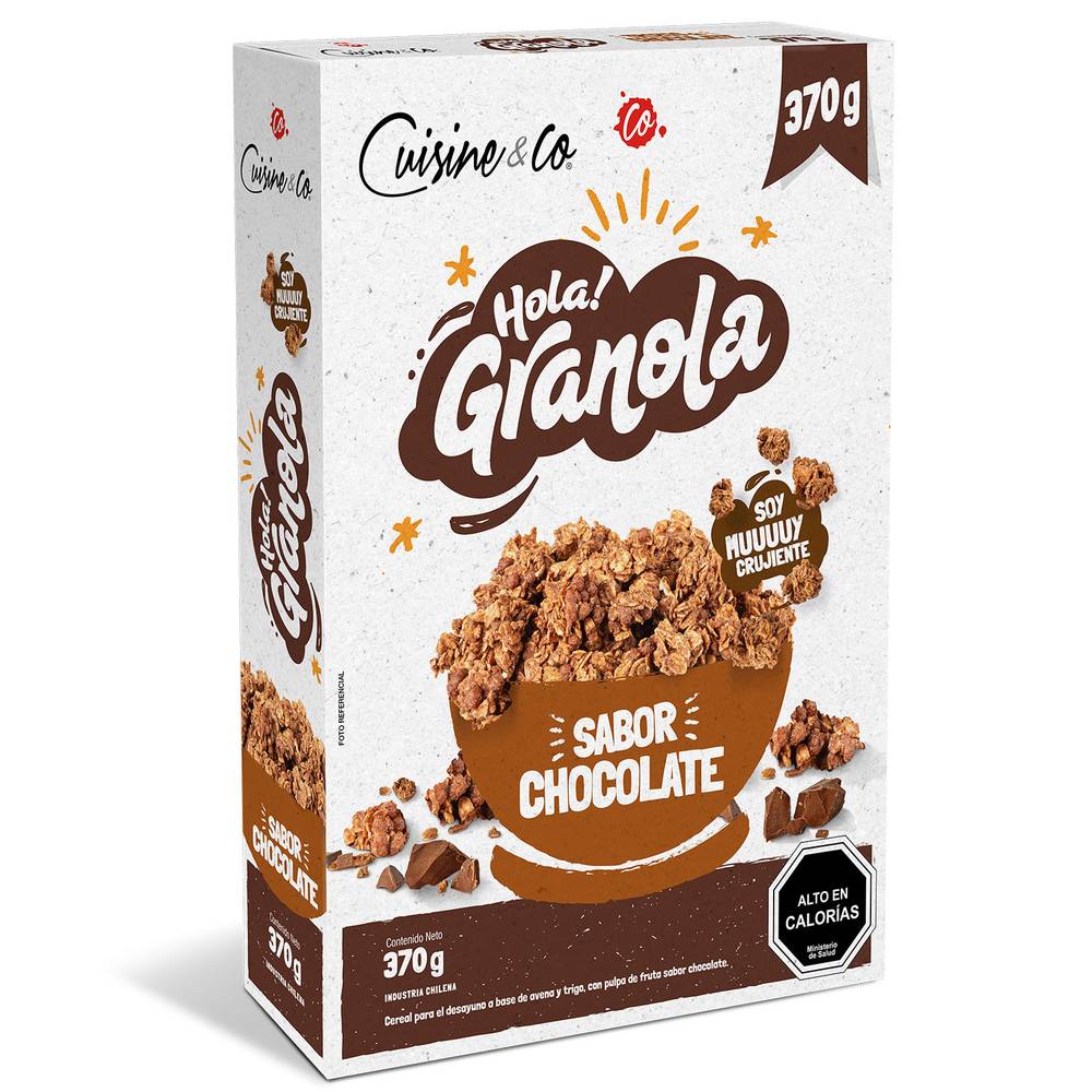 Cuisine & co granola de chocolate (caja 370 g)