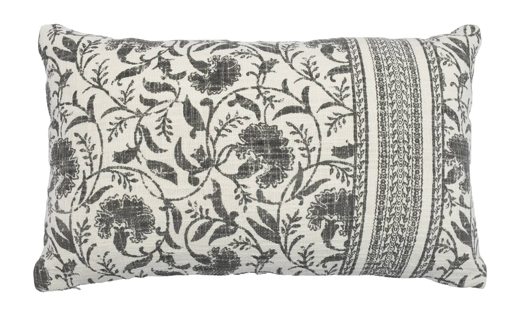 allen + roth 20-in x 12-in Gray Oblong Indoor Decorative Pillow | VO-SU-2110-026-A