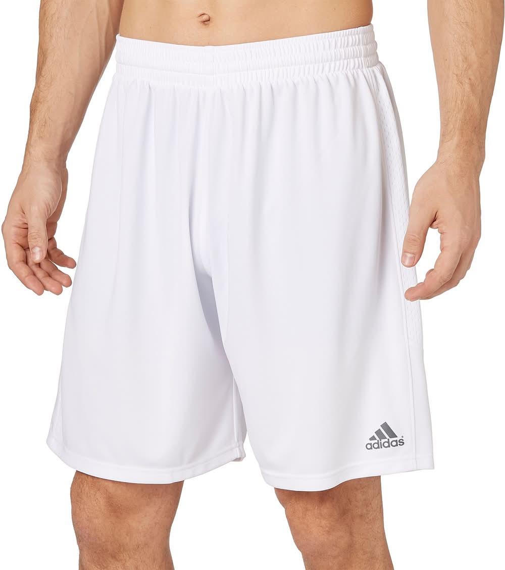 adidas Adult Flag Football Shorts (White, L)