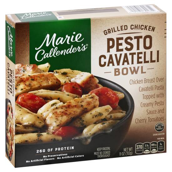 Marie Callender's Grilled Chicken Pesto Cavatelli Bowl (11 oz)