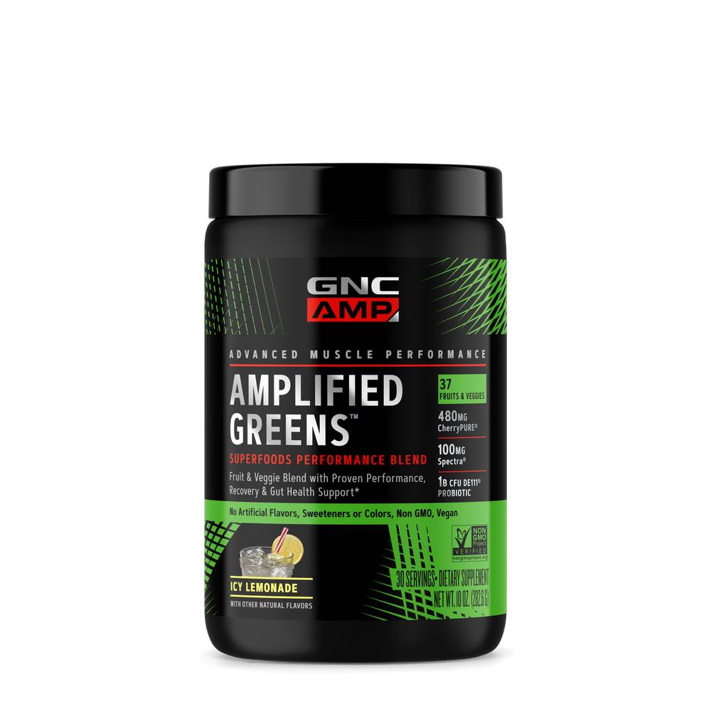 Gnc Amp Amplified Greens Superfoods Performance Blend