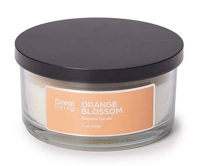 Orange Blossom White 3-Wick Jar Candle, 14 Oz.