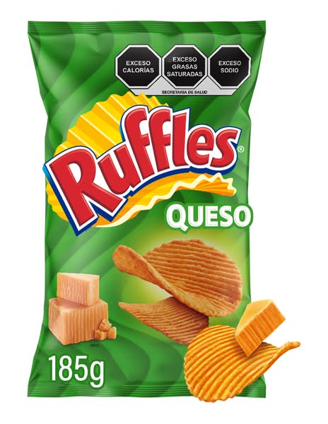 Ruffles · Papas fritas, queso (185 g)