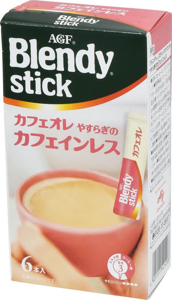 AGFブレンディカフェオレカフェインレス 6本