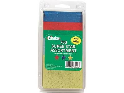 Eureka Stickers, Assorted Colors (750 ct)