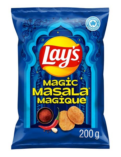 Lay's Ridged Potato Chips, Magic Masala, Magic Masala (200 g)