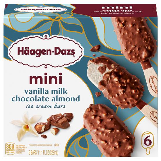 H�äagen-Dazs Vanilla Milk Chocolate Almond Ice Cream Bars (6 ct)