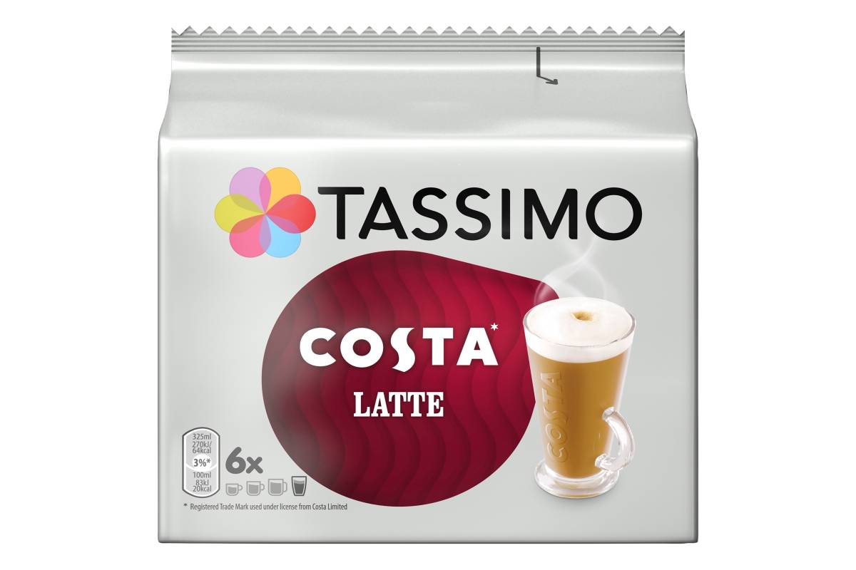 Tassimo Costa Latte 6pk