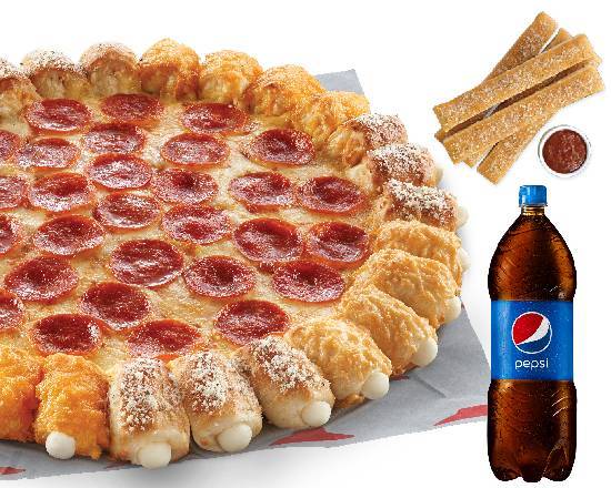 Cheesy Bites Trio Pizza Combo