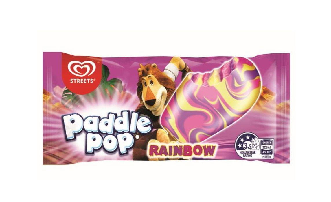 Paddle Pop Rainbow Ice Cream 70ml