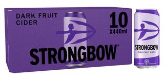 Strongbow Dark Fruit Cider Cans 10 x 440ml