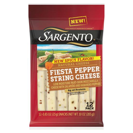 Sargento Fiesta Pepper String Cheese Snacks (spicy)