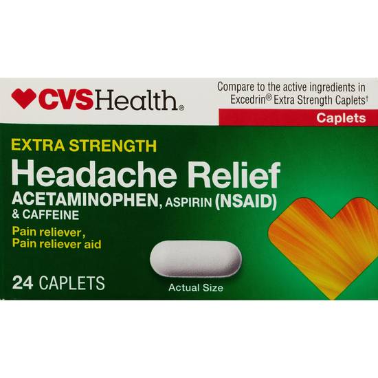 Cvs Health Extra Strength Headache Relief Coated Tablets