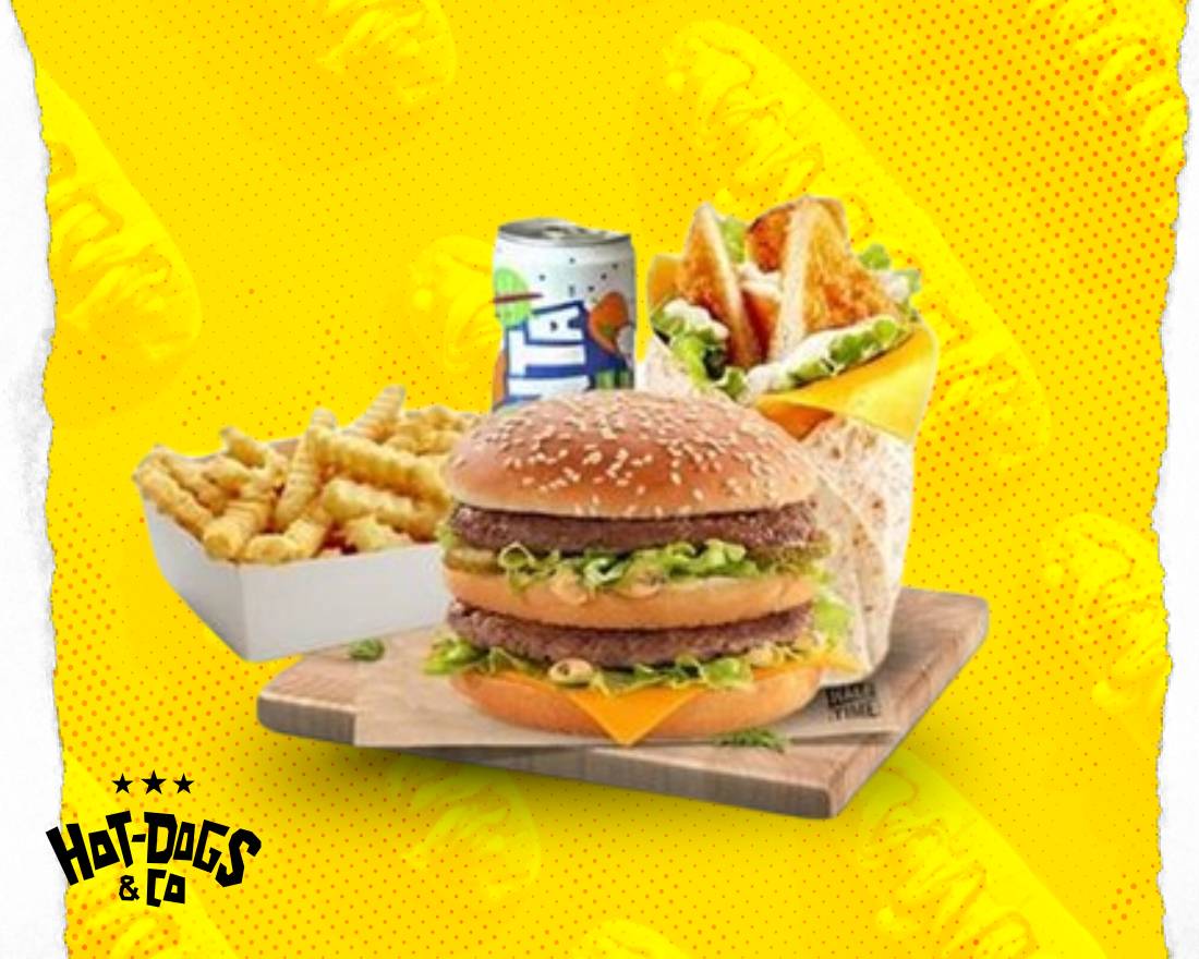 MENU BIGGY N'CO DOUBLÉ (2 BIGGY)