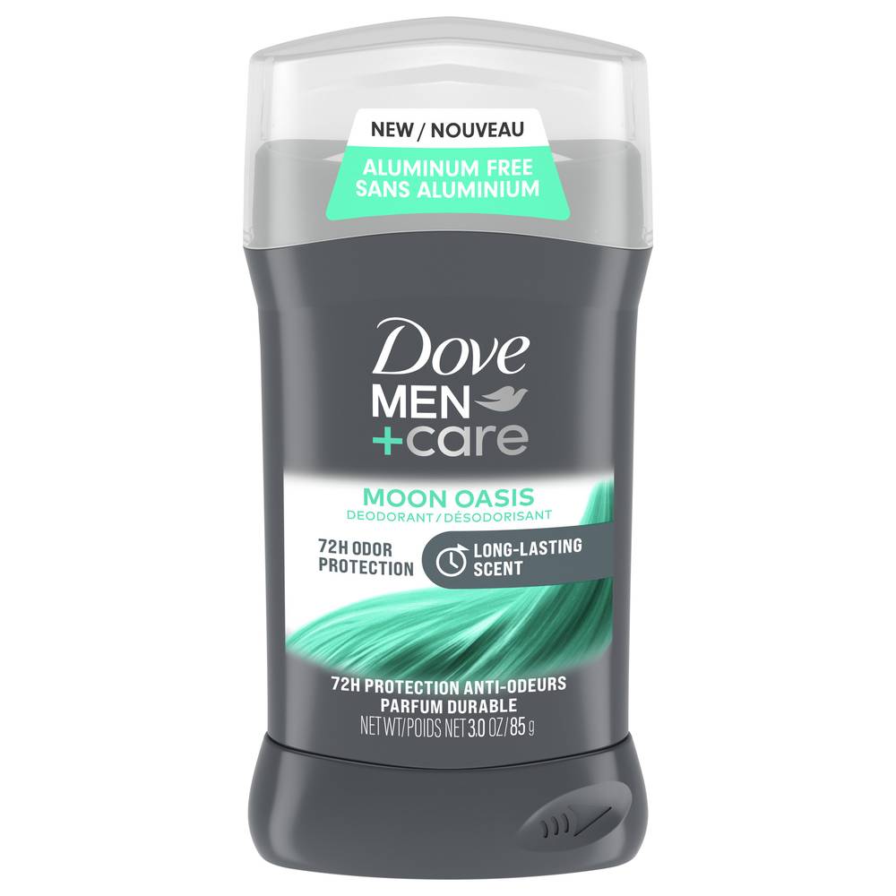 Dove Men+Care Aluminum-Free Deodorant Stick With 72 Hour Odor Protection Moon Oasis (30 oz)