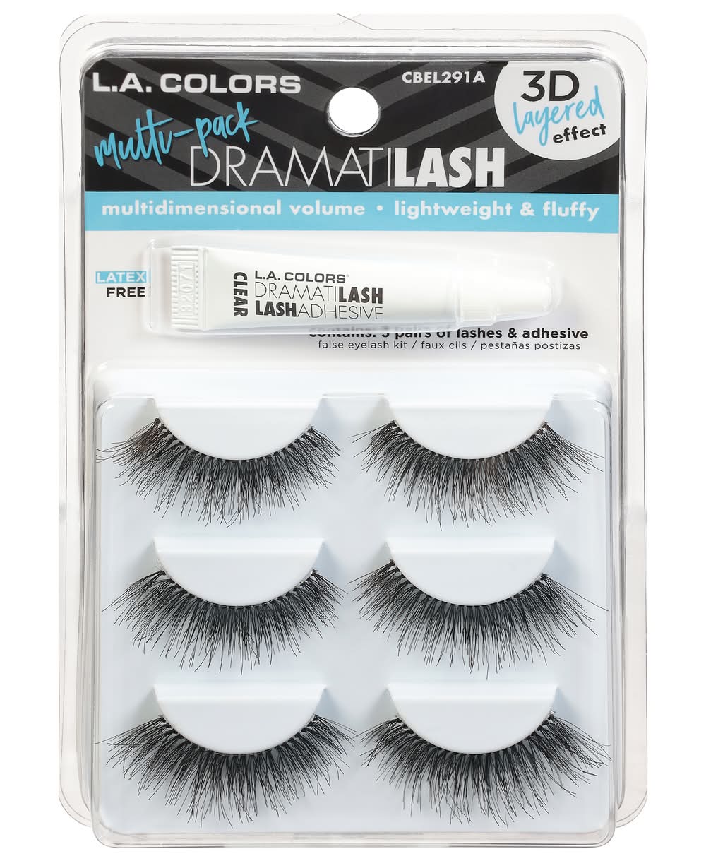 L.A. Colors Dramatilash Multi-Pack False Eyelash Kit