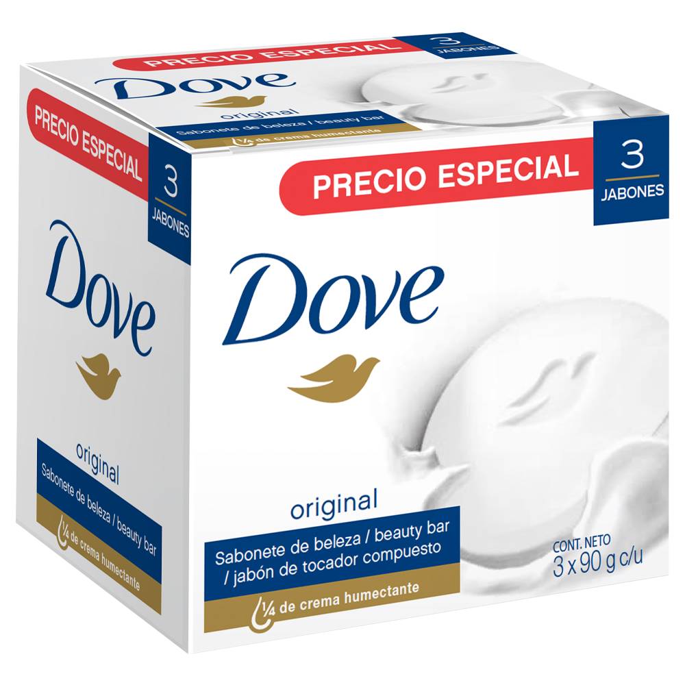 Dove JAB BAR TRIPACK ORIG CREMOSO *270G
