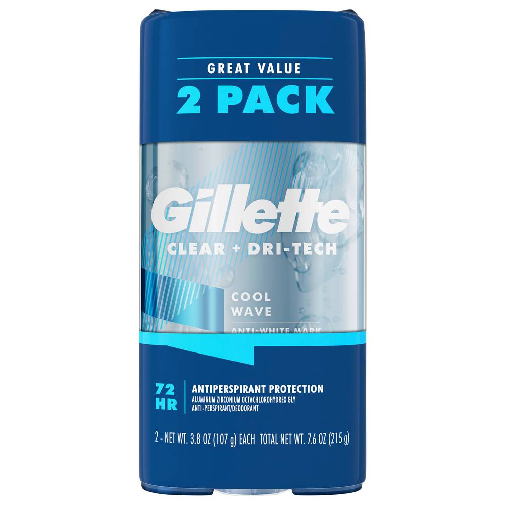 Gillette Clear + Dri-Tech Cool Wave Anti-Perspirant/Deodorant