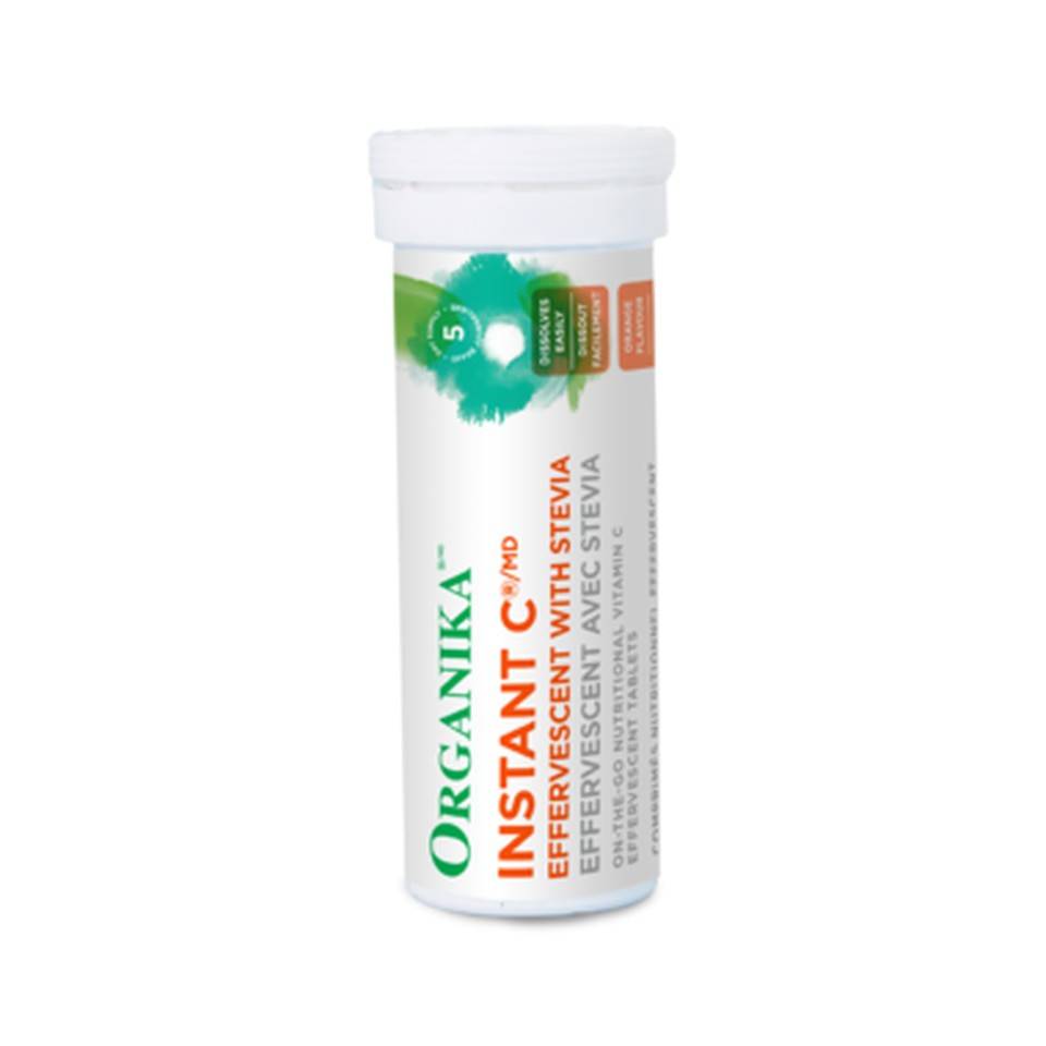 Organika Instant C Orange Effervescent Tablets (60 g)