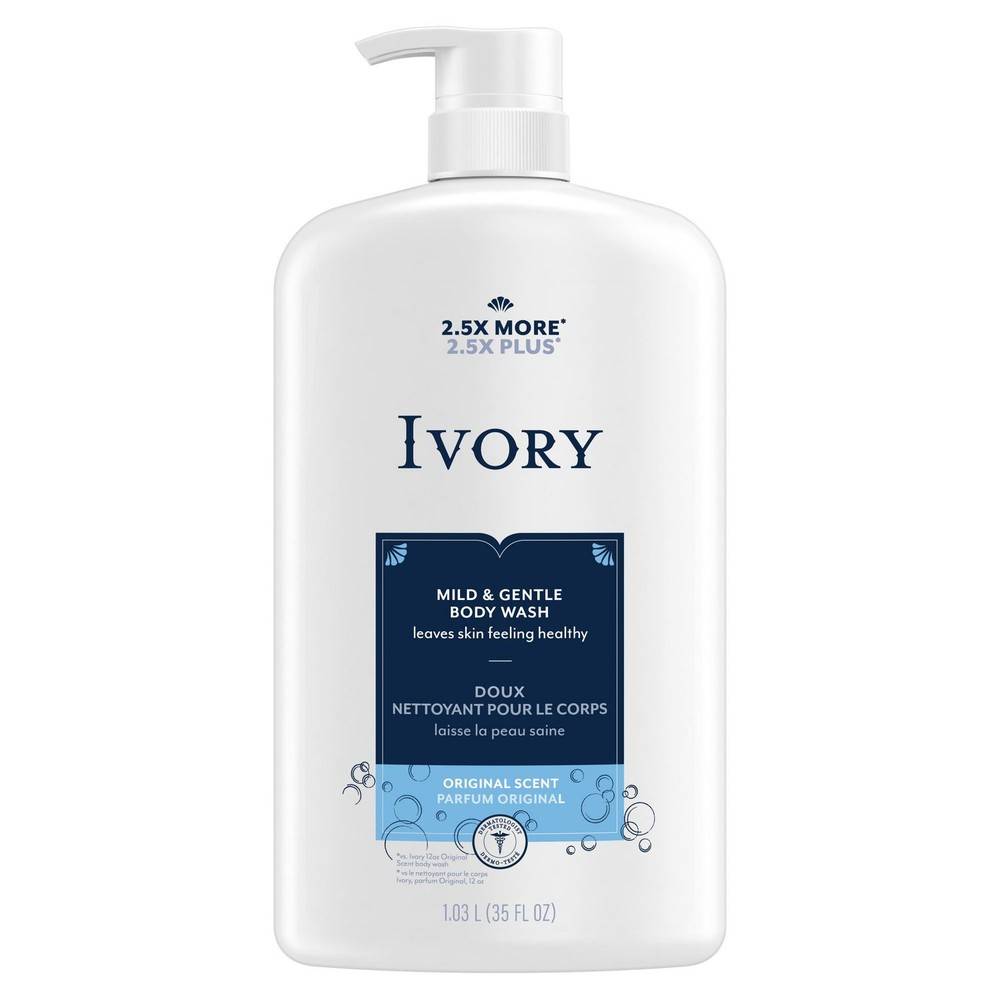 Ivory Mild & Gentle Original Scent Body Wash