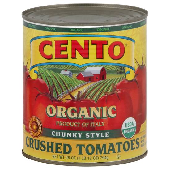 Cento Organic Chunky Style Crushed Tomatoes (28 oz)