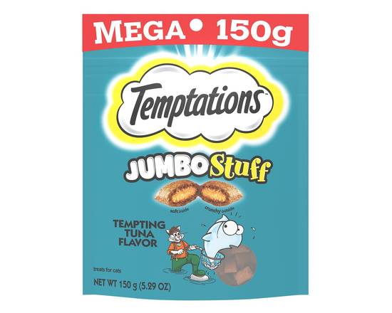 Temptations · Jumbo Stuff Tempting Tuna Flavor Cat Treats (5.3 oz)