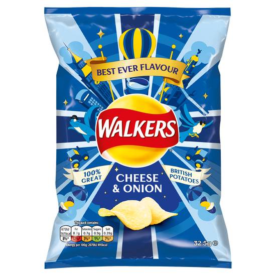 Walkers Crisps Cheese and Onion (32.5G)