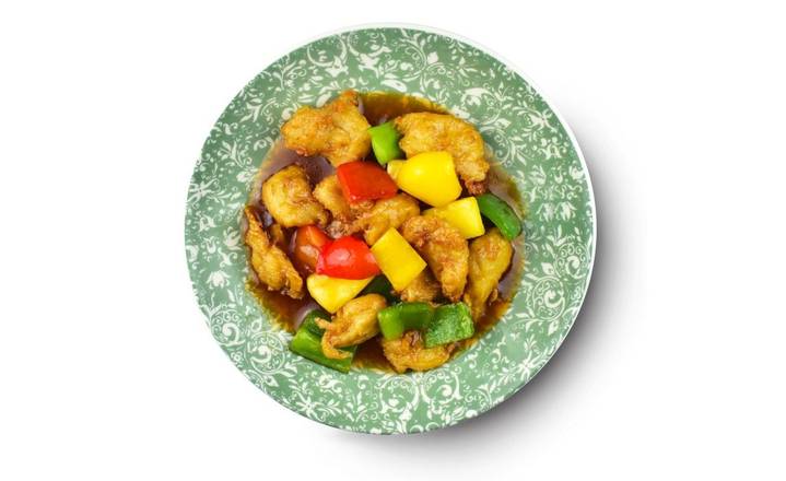 Vegan sweet & sour chicken