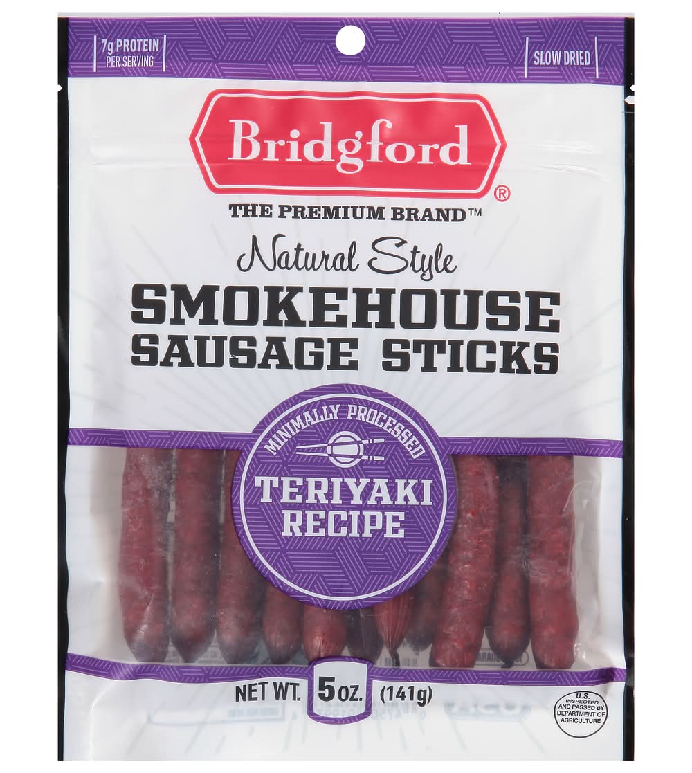 Bridgford Smokehouse Teriyaki Recipe Sausage Sticks (5 oz)
