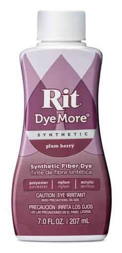 Rit Dyemore Synthetic Fabric Dye, Plum Berry (7 fl oz)