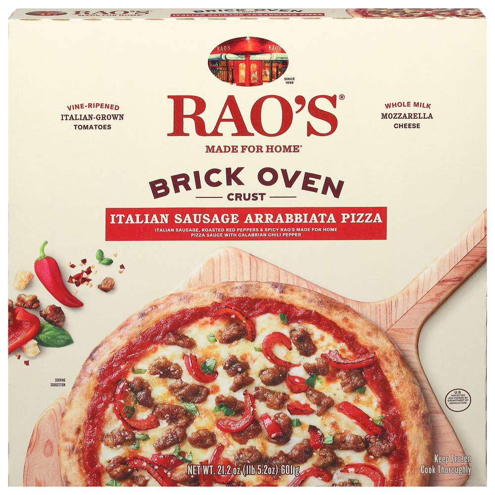 Rao's Homemade Brick Oven Crust Pizza, Italian Sausage Arrabbiata (21.2 oz)