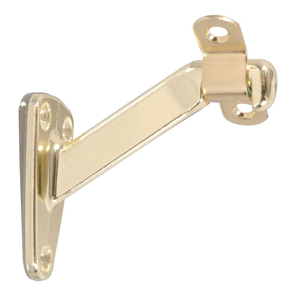 RELIABILT 1.25-in x 3-in Brass Finished Brass Handrail Bracket | 605713