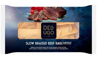 Dell Ugo Braised Beef, Slow Ragu Raviolo (250g)