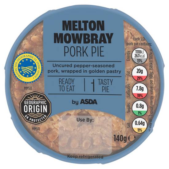 Asda Melton Mowbray Pork Pie 140g