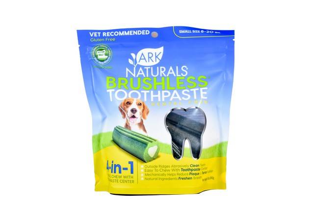 Ark Naturals Brushless Toothpaste Small Size Dental Dog Chews (12 oz)