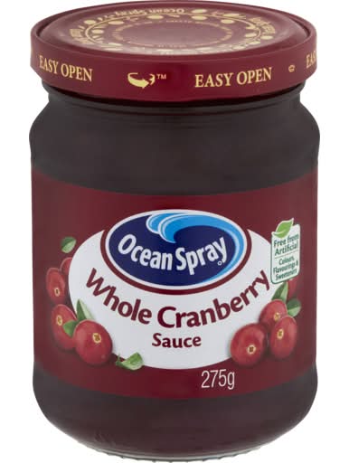 Ocean Spray Whole Fruit Sauce, Cranberry (275g)