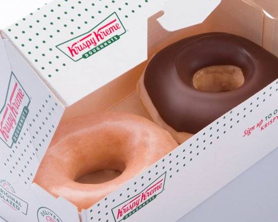 Krispy Kreme Chocolate Iced And Original Glaze 2 Pack