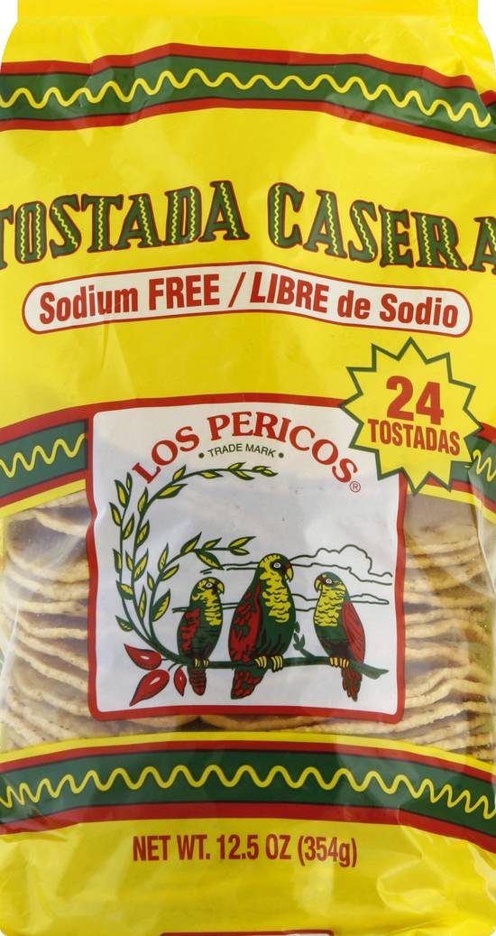 Los Pericos Sodium Free Tostadas Caseras (24 ct)