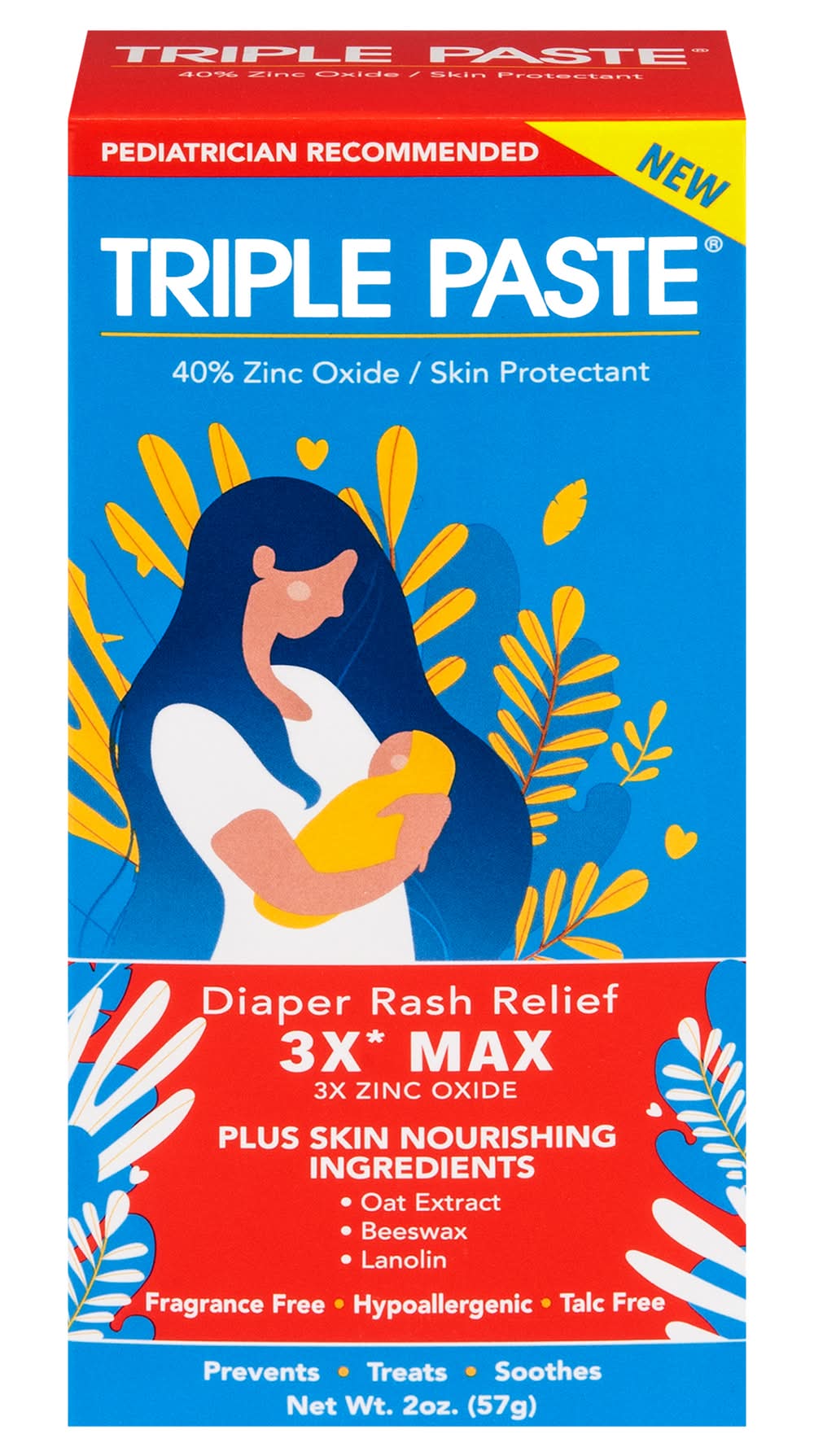 Triple Paste 3X Max Diaper Rash Relief Ointment (2 oz)