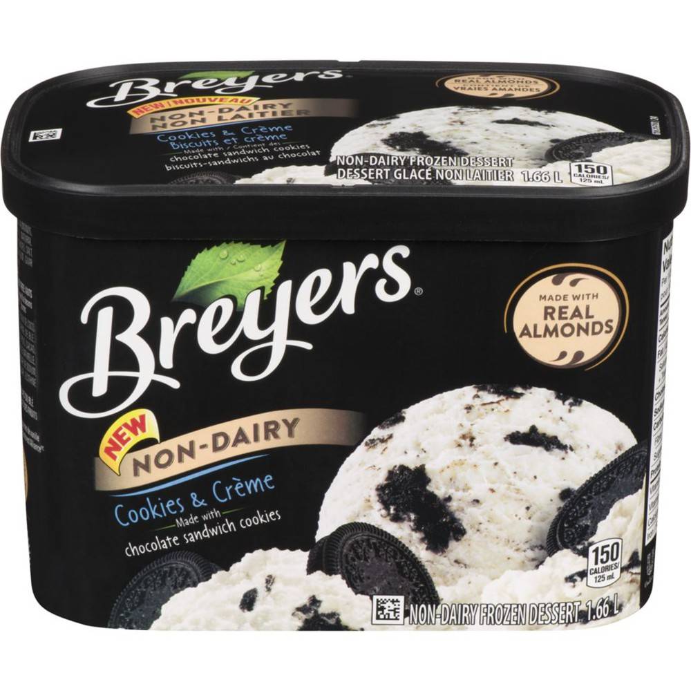 Breyers NonDairy Cookies & Cream Ice Cream Delivery Near Me Order