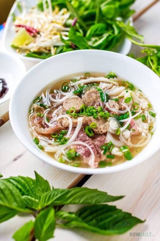 PHỞ  Beef & Meat Ball (Noodle Soup)