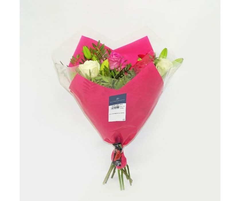 Olive & Acacia Rose & Lily Bouquet of Flowers