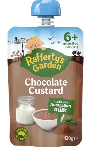 Rafferty's Garden Chocolate Custard Baby Food 6+ Months (120g)